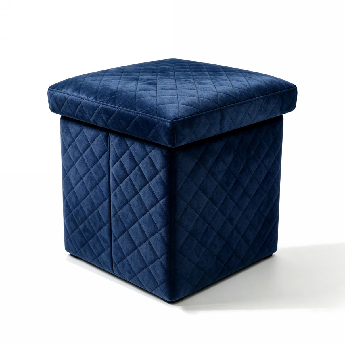 Pouf de rangement pliable 3-en-1, siège et repose-pieds