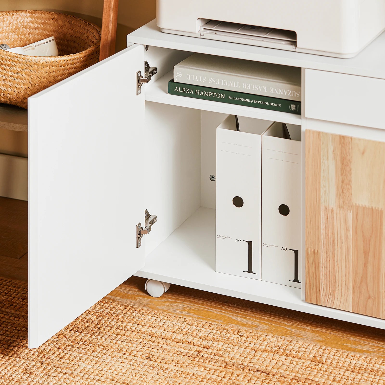 Caisson de bureau à roulettes