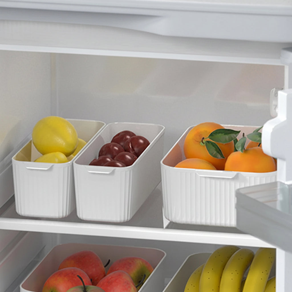 Boîte de rangement empilable avec poignée, multi-usage