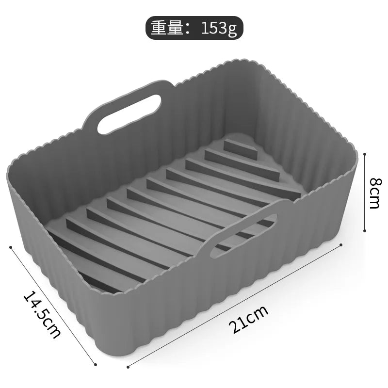 Moule silicone antiadhésif pour friteuse à air double zone
