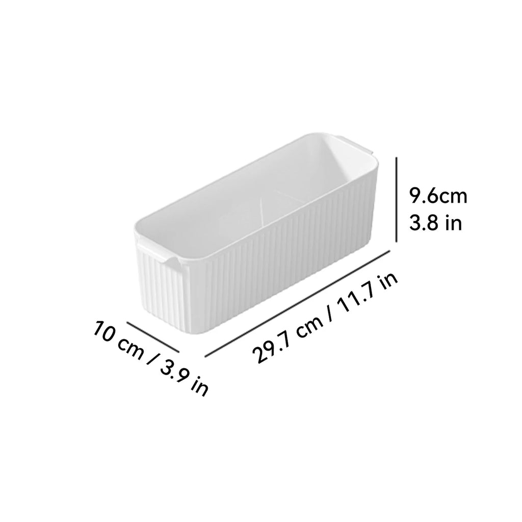 Boîte de rangement empilable avec poignée, multi-usage